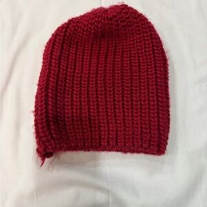 Set of two Cozy Red and Blue Knit Beanie